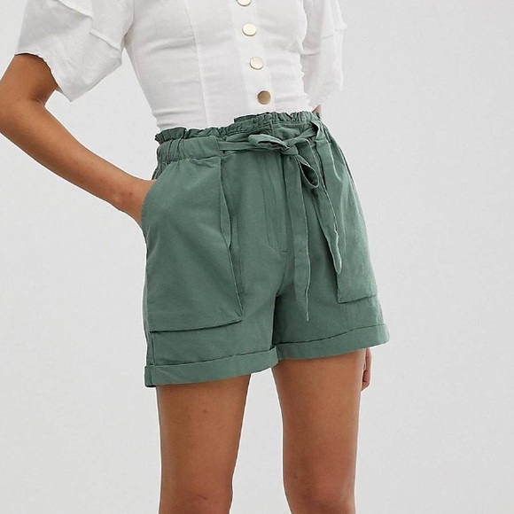 ASOS Pants - ASOS cinched waist utility short